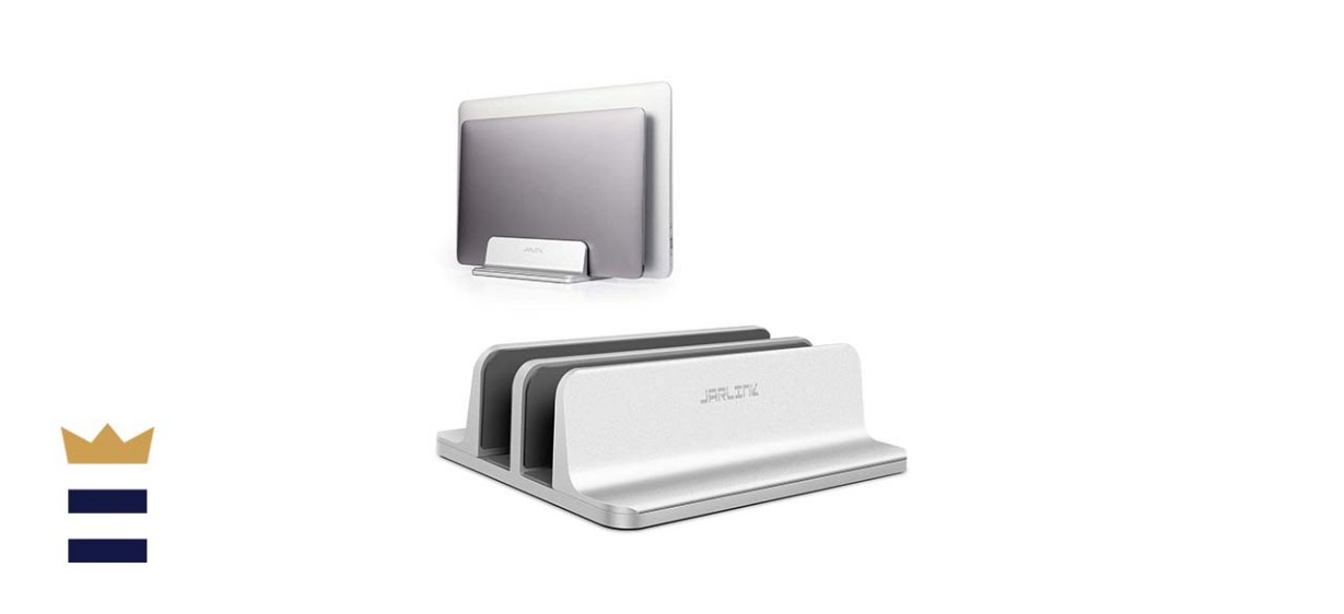 JARLINK  Double Vertical Laptop Stand (Upgraded Dock Version)