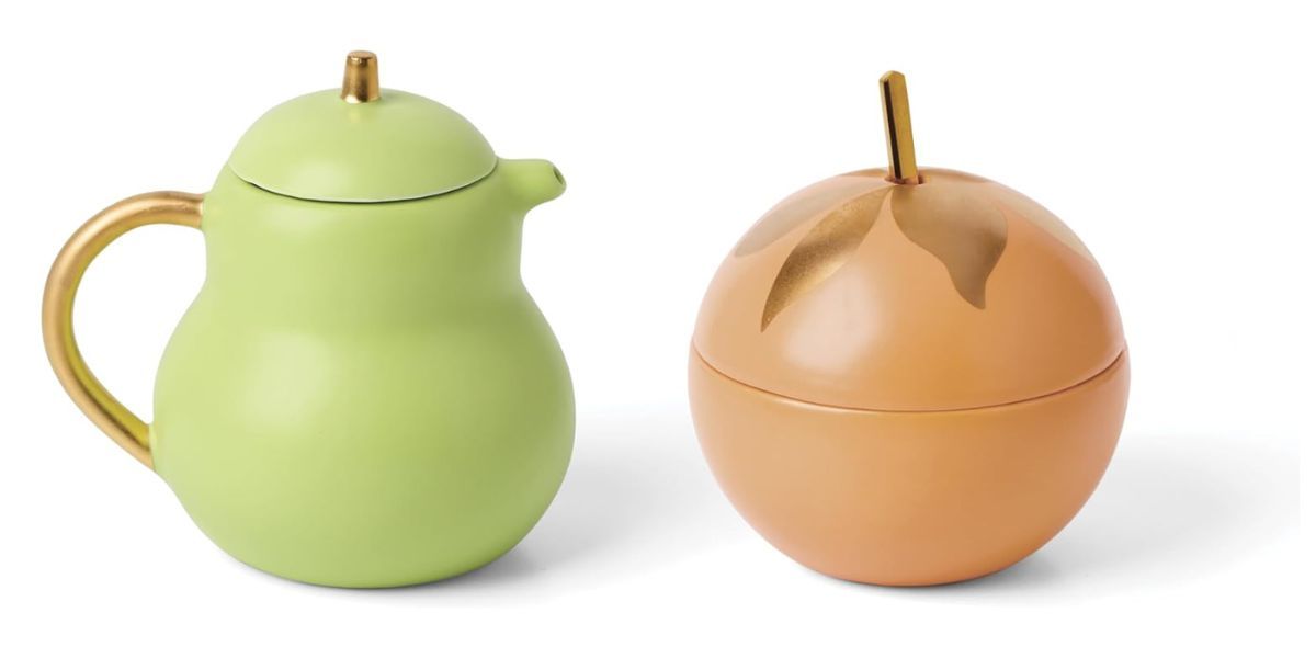 Kate Spade New York Tutti Fruity Pear &amp; Orange Sugar/Creamer Set