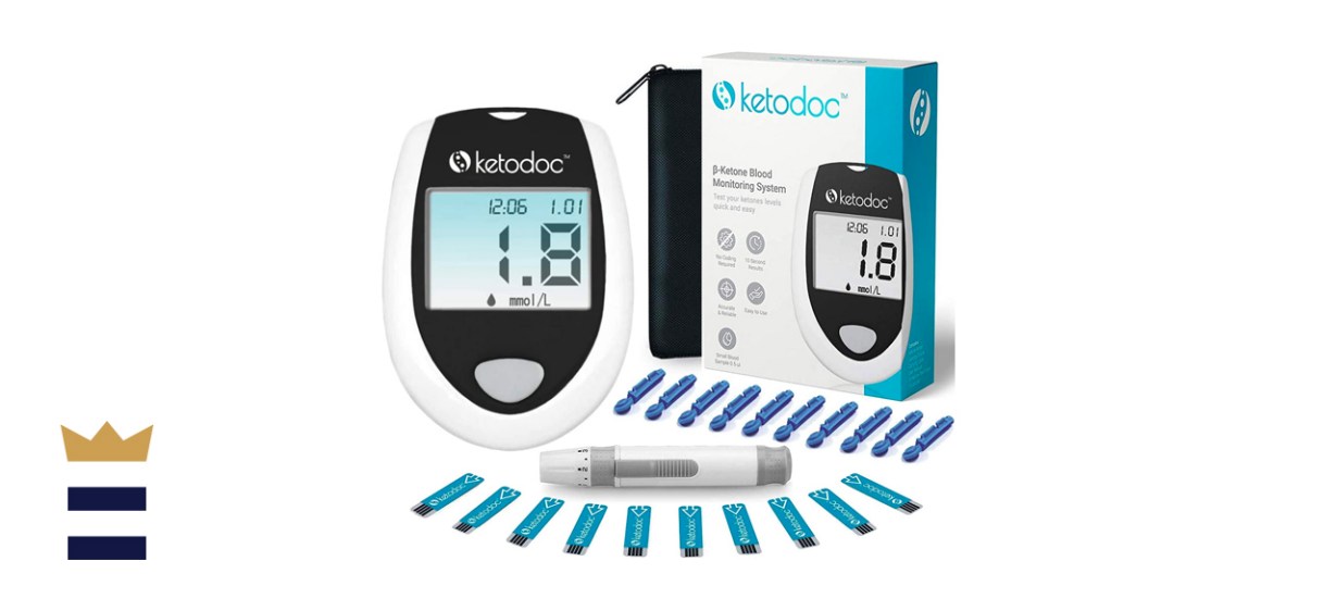 Keto-Doc Advanced Ketone Blood Meter Testing Kit