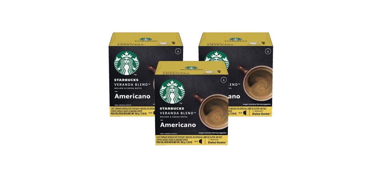Kitchen-Best Dolce Gusto Starbucks Coffee Veranda Blend Americano