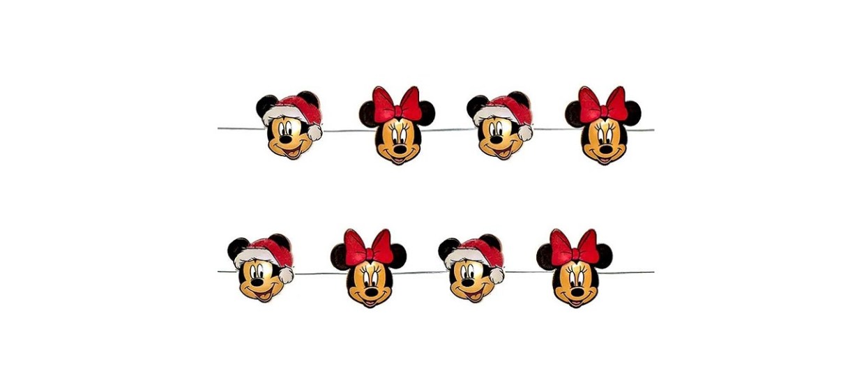 Kurt Adler 20-Piece Mickey and Minnie Fairy Lights