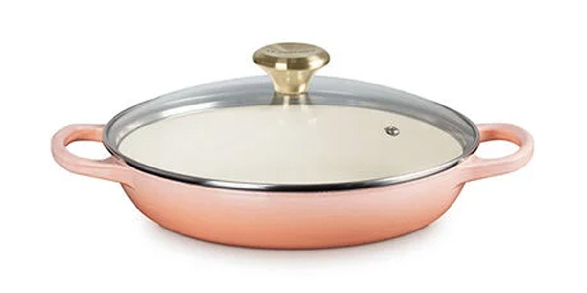 Enameled Cast Iron Signature Round Braiser with Glass Lid