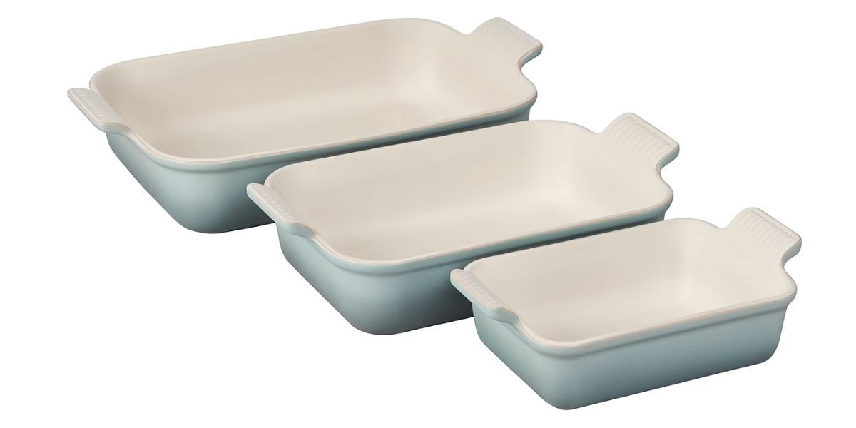 Le Creuset Stoneware Heritage Rectangular Baking Dish, 3 pc.