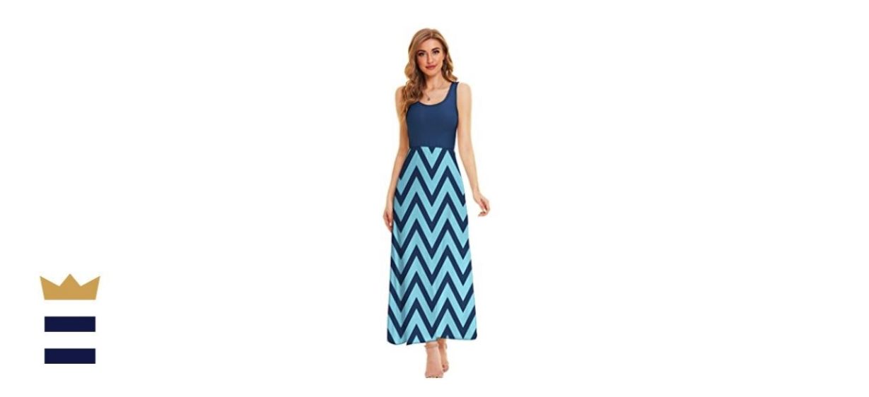LIYOHON Women's Summer Maxi Dress Boho Tank Dress