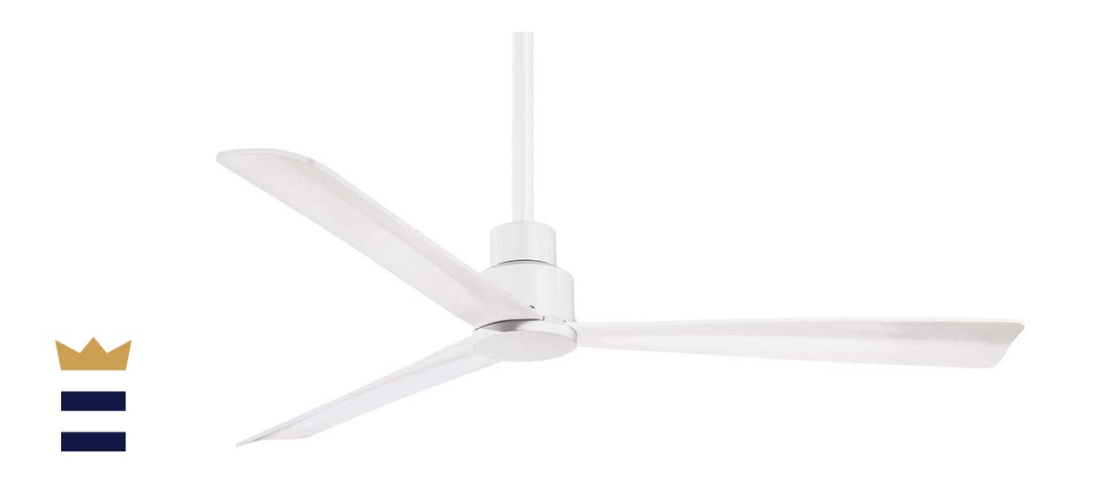 Minka-Aire F787-WHF Protruding Mount 3 Flat White Bladed Smart Ceiling Fan