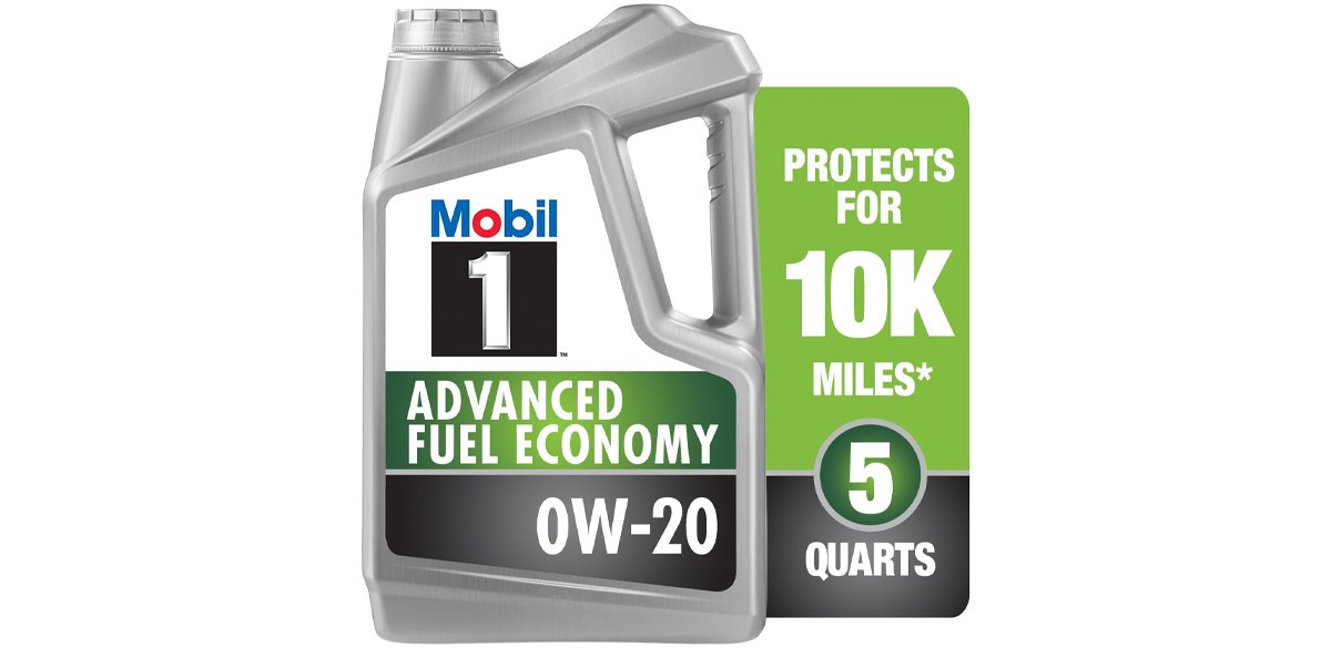 Mobil 1 Advanced Fuel Economy Full Synthetic Motor Oil 