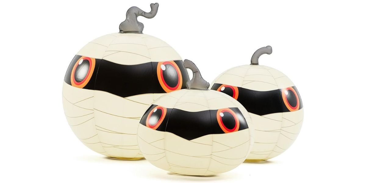FUNBOY Light-Up Inflatable Halloween Pumpkins