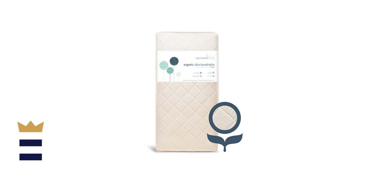 Naturepedic Breathable Organic Cotton Crib Mattress