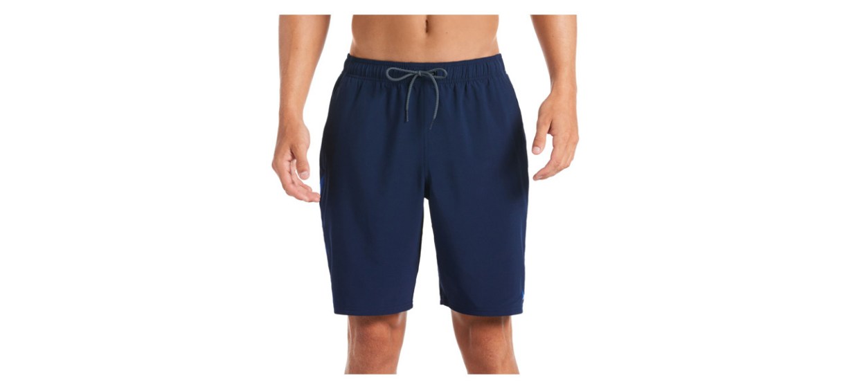 Best Nike Contend Water-Repellent Colorblocked Swim Trunks
