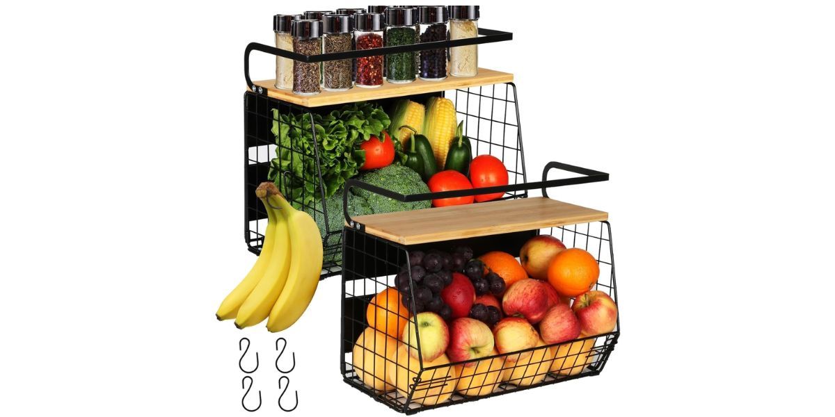 2 Set Magnetic Shelf for Refrigerator