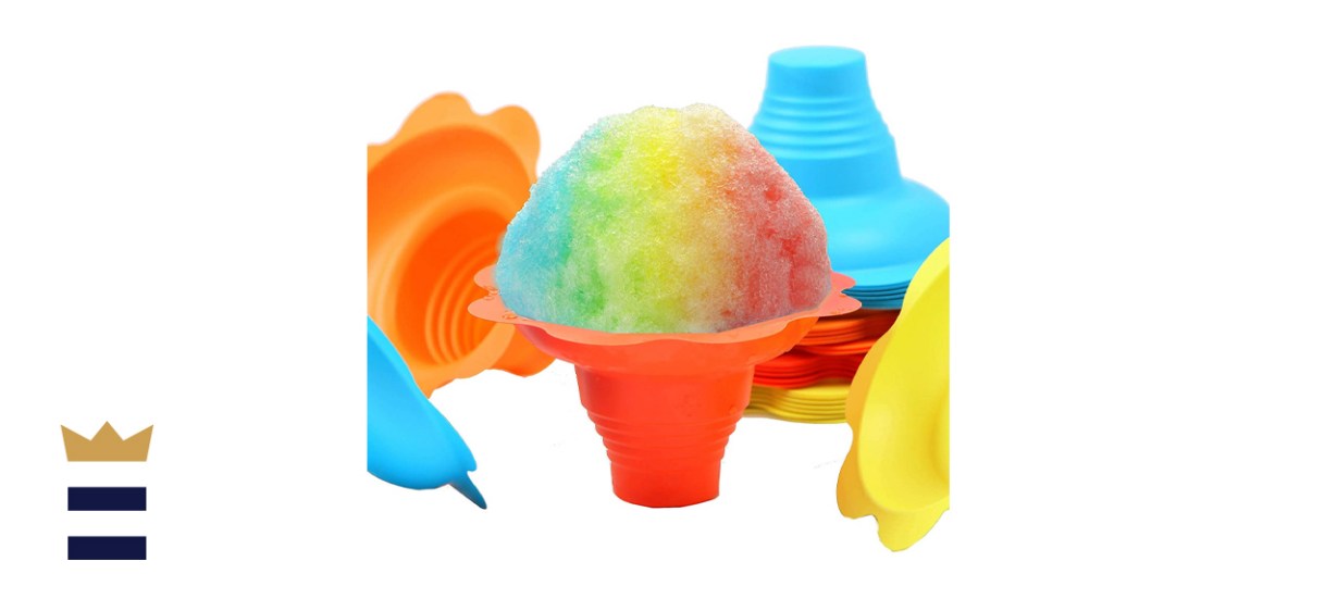 Paragon 4-Ounce Sno-Cone Flower Drip Tray Cups