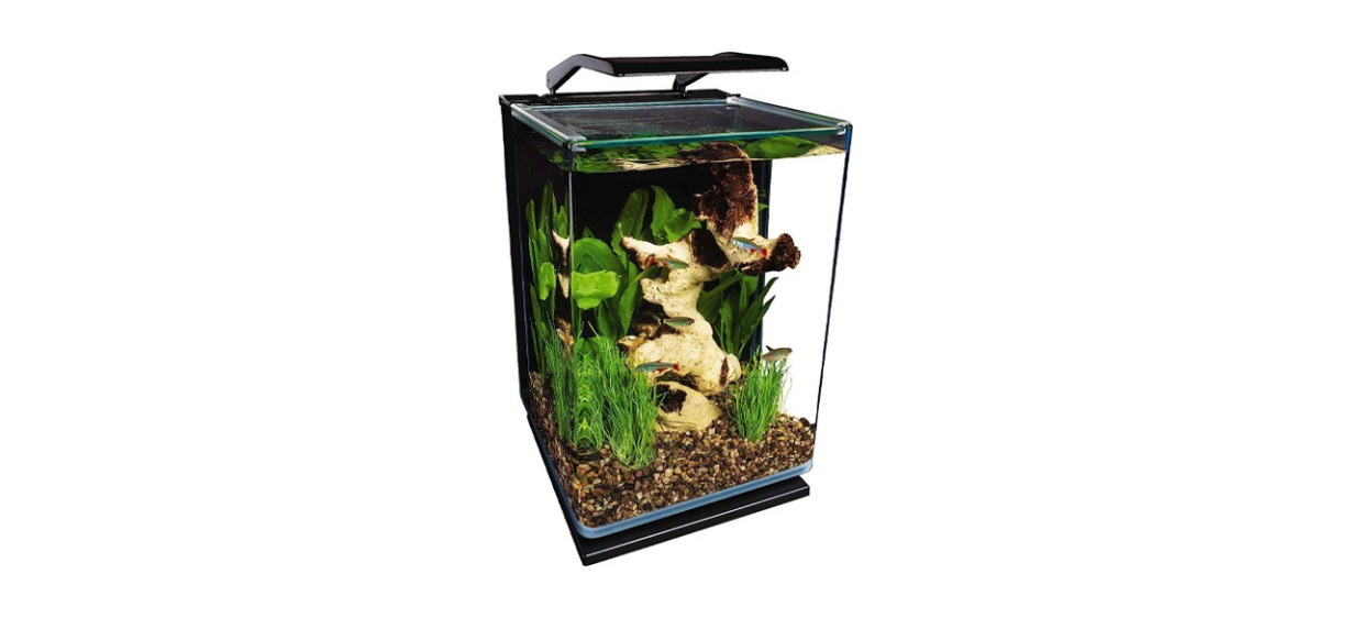 MarineLand Portrait Glass LED Aquarium Kit 