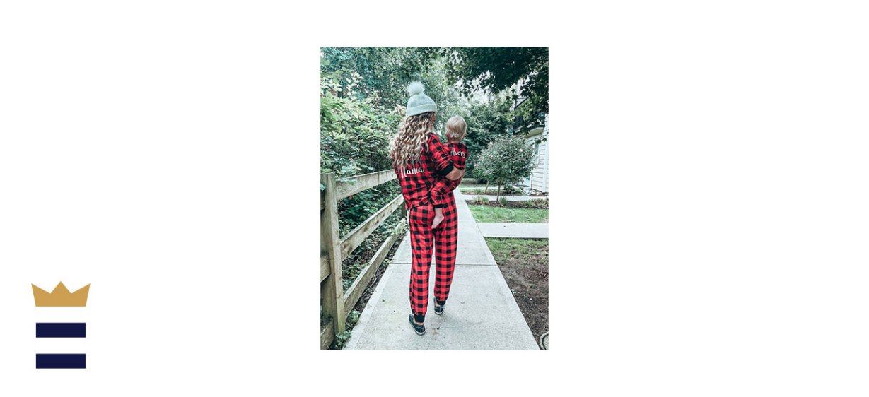 Plaid Personalized Family Pajamas