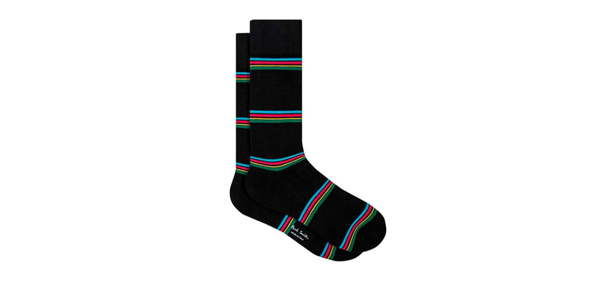 PS by Paul Smith Blue Stripe Men's Block Socks