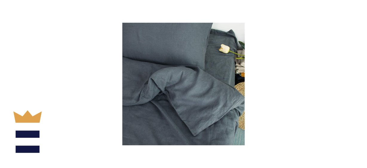 S VICTORY SYMBOL Pure Linen King Duvet Cover