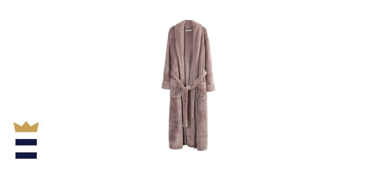 Richie House Women’s Plush Soft Warm Fleece Bathrobe