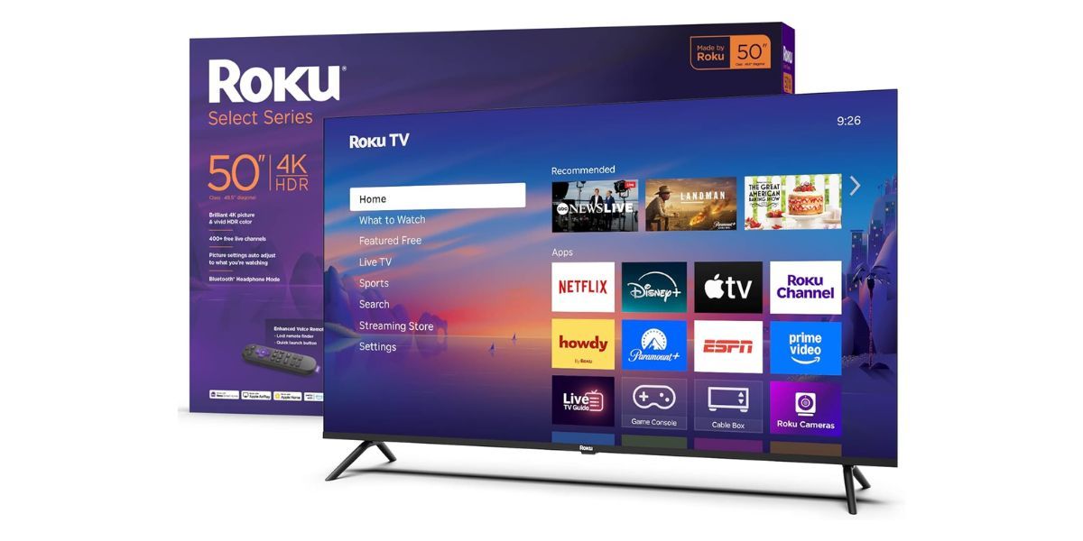 Roku Smart TV 2025 – 50-Inch Select Series
