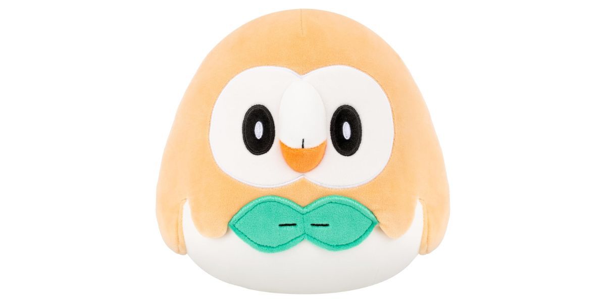 Squishmallows Original 8in Rowlet Pokémon Plush