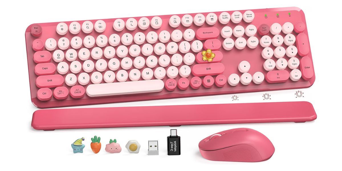 SABLUTE Wireless Keyboard and Mouse Combo