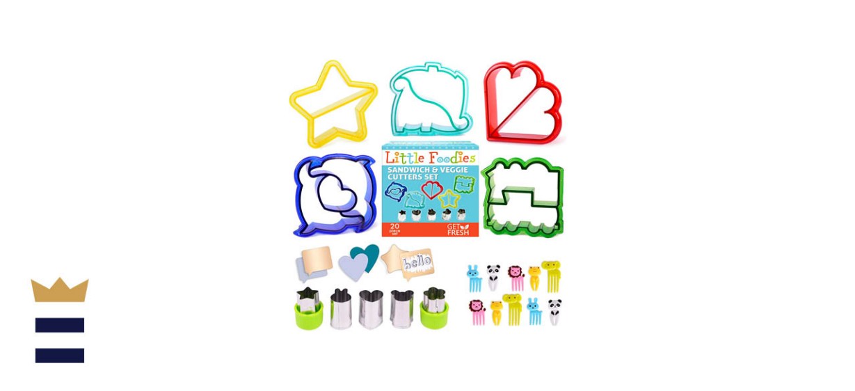Get Fresh Sandwich Cutters for Kids, 20-Piece Set
