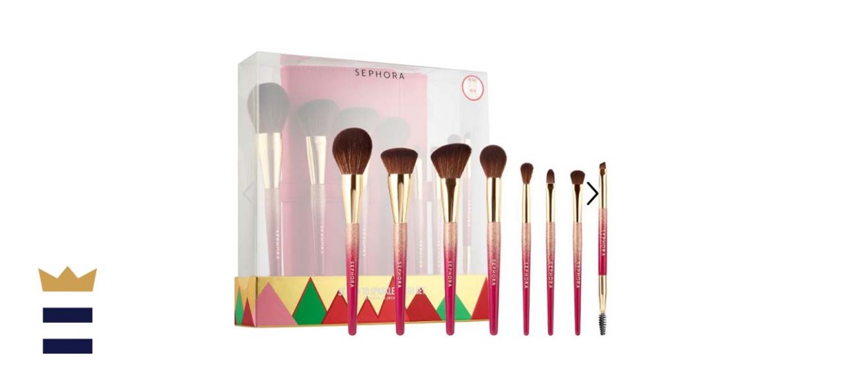 Sephora Collection Season to Sparkle 8 Piece Makeup Brush Set 