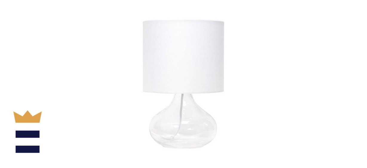 Simple designs glass raindrop table lamp