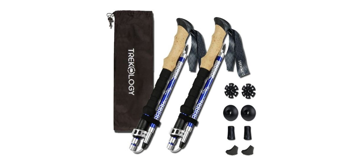 Trekology Trek-Z Collapsible Hiking and Trekking Poles