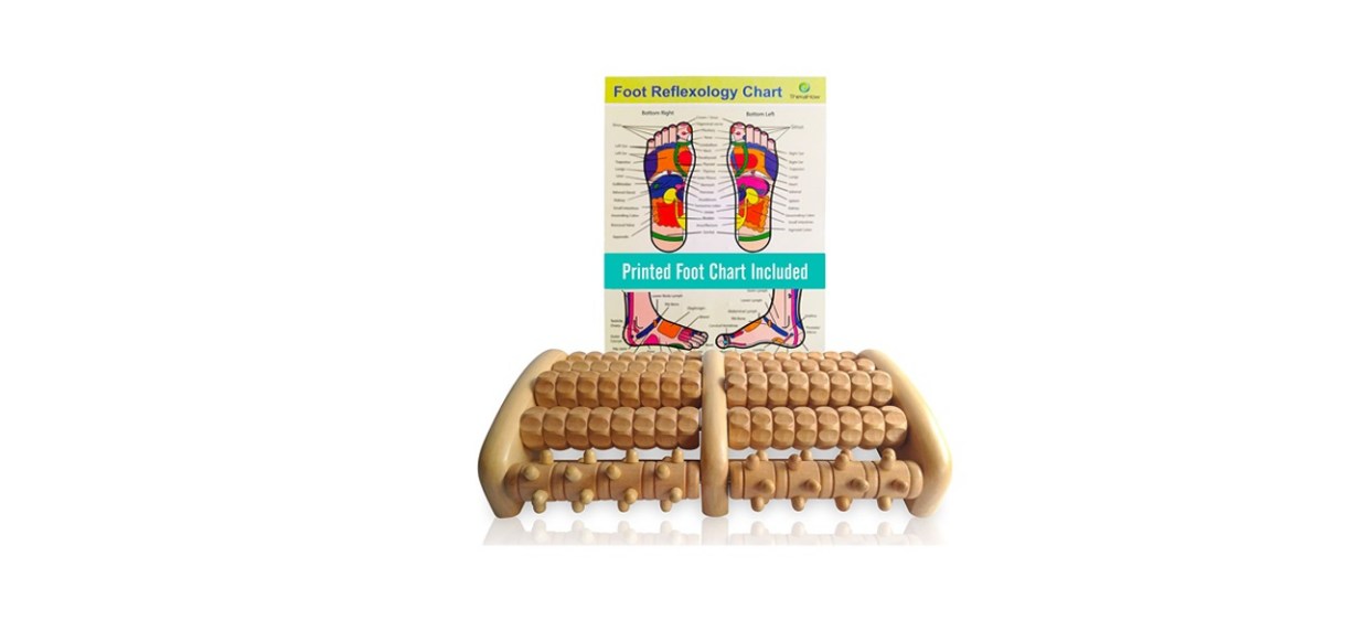 TheraFlow Large Dual Foot Massager Roller