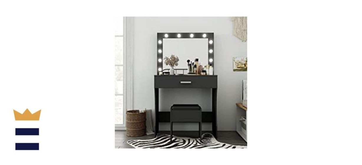 Titoni Vanity Set With Lighted Mirror