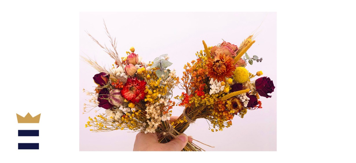 TWIGZstore Petite Mini Fall Dried Flower Bouquet