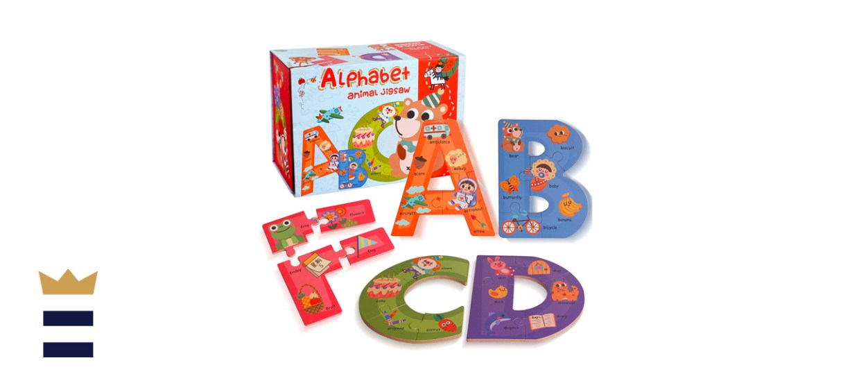 UMTOY Alphabet Animal Jigsaw Puzzle