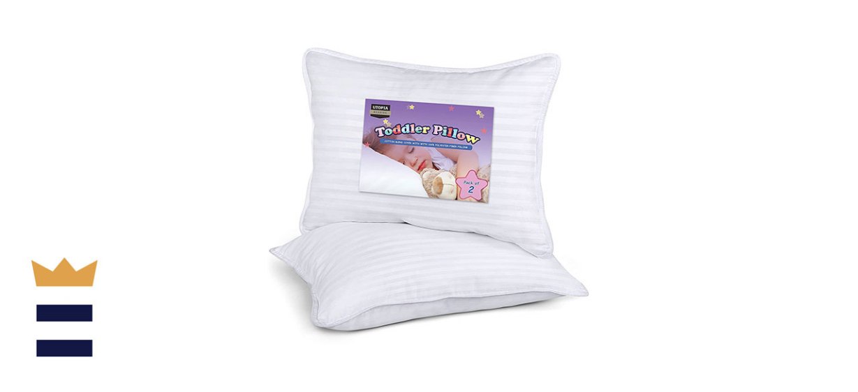 Utopia Bedding 2 Pack Toddler Pillow