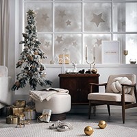 white Christmas decoration