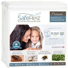 Queen (13-16 in. Deep) SureGuard Mattress Encasement - 100% Waterproof, Bed  Bug Proof, Hypoallergenic - Premium Zippered Six-Sided Cover - 10 Year