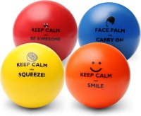 Pure Origins "Keep Calm" Funny and Motivational Stress Balls