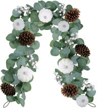 Winlyn White Pumpkin Garland