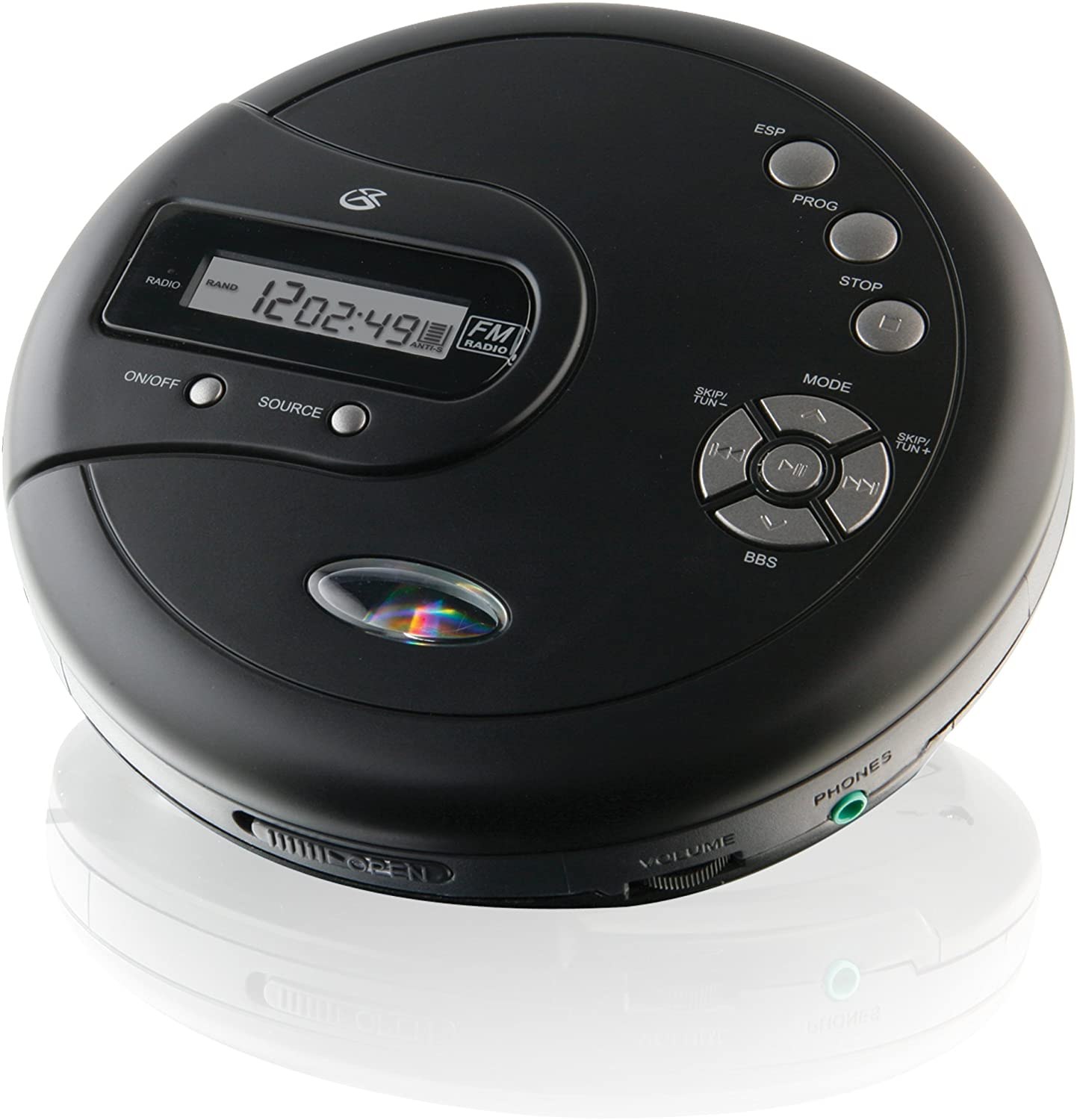 GPX Personal CD Player with FM Radio