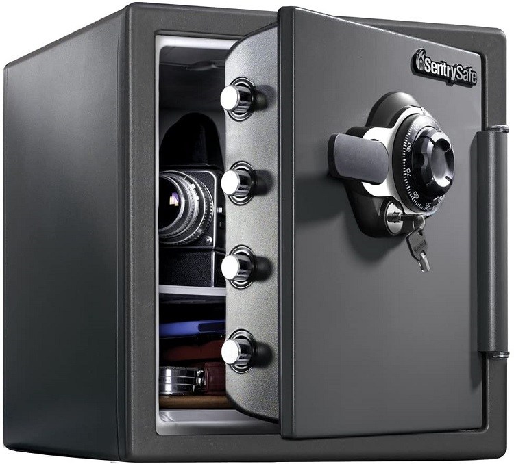 SentrySafe Fireproof and Waterproof Safe with Dial Combination