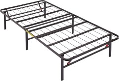 Amazon Basics Foldable, 14" Black Metal Platform Bed Frame