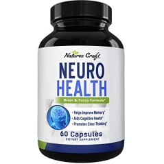 Huntington Labs Neuro Health Brain and Focus Formula, 60 Count