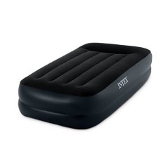 Intex 16.5" Raised Pillow Rest Airbed Mattress with Built-in Pump