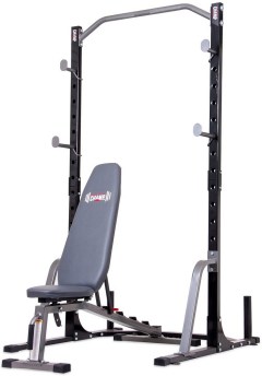 Body Champ Power Rack with Weight Bench