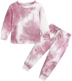 MYGBCPJS Girls' Tie-Dye Sweatsuit