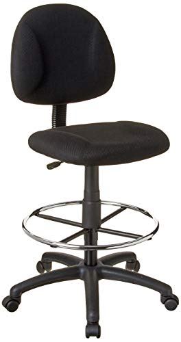 Boss Office Products B1615-BK Ergonomic Works Drafting Chair