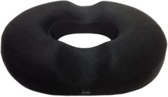 Orthopedic Donut Seat Cushion with Cooling Gel Infused Memory Foam -  Ergonomic Pressure Pain Relief For Coccyx, Tailbone, and Hemorrhoid Pain -  Comfortable Seat Pillow - Black 