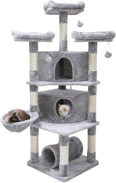 Hey-brother Extra-Large Multi-Level Cat Tree Condo