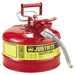 Justrite AccuFlow 2.5 Gallon Gas Can