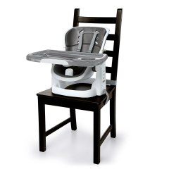 Ingenuity Infant-to-Toddler SmartClean ChairMate High Hair Booster Seat