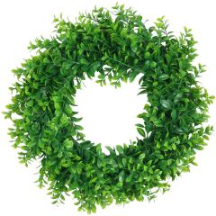 Pauwer Store Artificial Green Leaves Wreath
