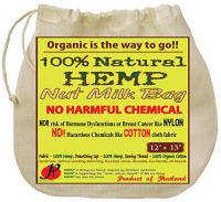 P&F Natural Hemp Nut Milk Bag